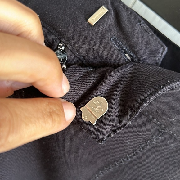 St Johns Wide-Leg Pants trousers stitched detailing on the seems. Navy. Size 8 - Picture 10 of 11